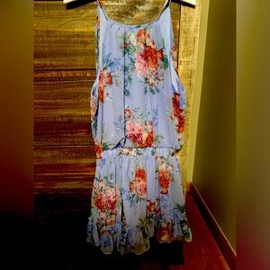 Floral halter dress